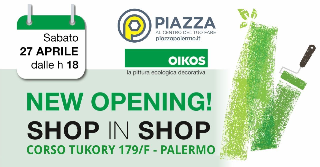 Piazza inaugura lo showroom Oikos